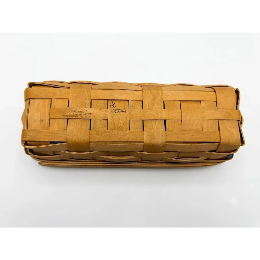 Vintage Longaberger Cracker Basket (2004) – Complete Set - Signed and Dated
